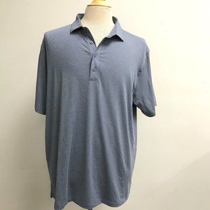 Matte Grey short sleeve polo golf gray shirt XL NWT